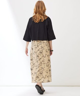 23区 【Indian Factory】コットンポプリン タックディテール シャツ ブラック