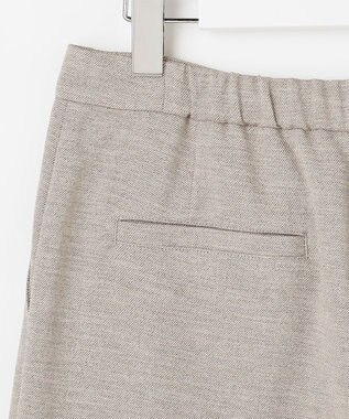 J.PRESS LADIES Shineシャンブレーツイル クロップド パンツ グレー系