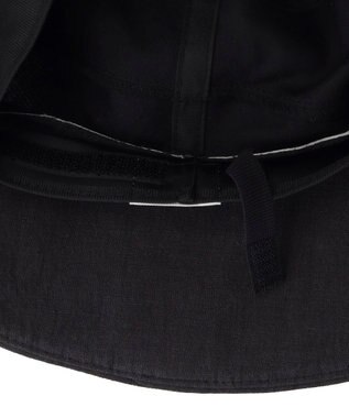 MOONBAT 【帽子】フルラ (FURLA) 広つばハット　同色ロゴ刺繍 サイズ調整 チャコールグレー