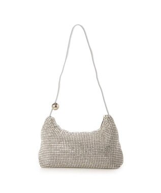 UNBILLION カシュカシュ cachecache / ワンハンドルメタリックビーズバッグ シルバー