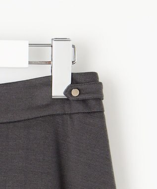 J.PRESS LADIES 【洗える】セルロースリバー スカート グレー系