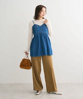 Green Parks レースプルオーバー Off White