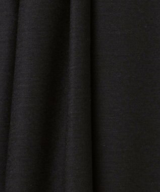 23区 【洗える】ウールミルドジャージー タック スカート ブラック系