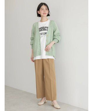 AMERICAN HOLIC ＭＩＸＶネックニットカーディガン Green