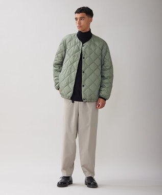 UNFILO 【MEN】UNFILO × TAION キルティングブルゾン オリーブ系