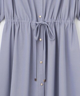 ANY SIS 【洗える】カナパジャージー ワンピース ライトブルー