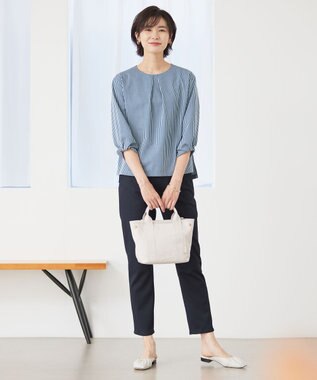 J.PRESS LADIES 【WEB限定】 ギャザー ミュール ベージュ系