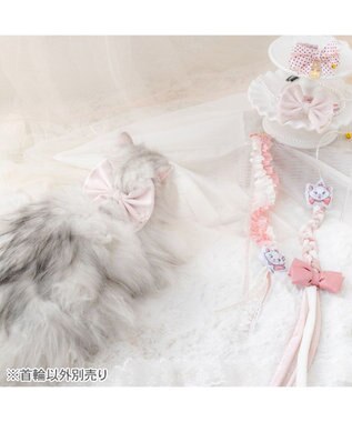 PET PARADISE ディズニー マリー なりきり猫首輪 S / M ベビーピンク