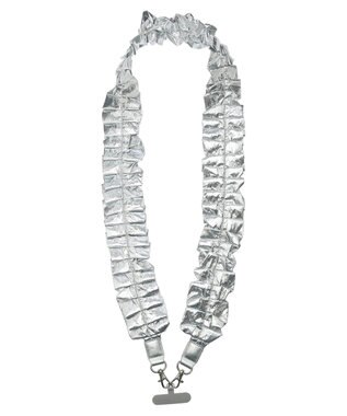 Green Parks クシュクシュモバイルシルバーストラップ Silver