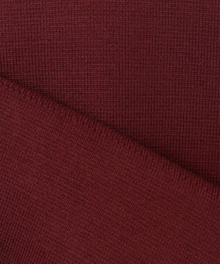 ANY L 【前後着用可能/洗濯機可】２WAYパールニットカーディガン ワイン