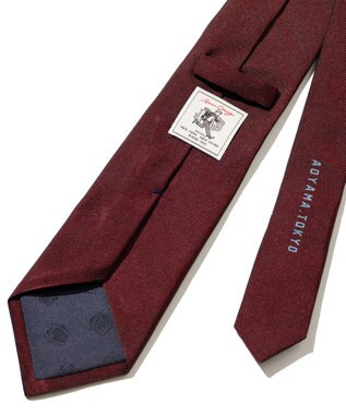 J.PRESS MEN 【AaronChang】ジャガード ネクタイ ワイン系