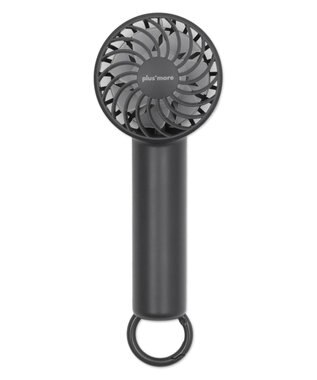 WEGO 【冷却/携帯扇風機/熱中症対策】カラビナ付ハンディファン ダークグレー