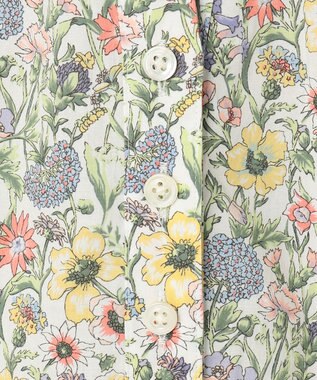 J.PRESS LADIES S Liberty Rachel & Michelle バンドカラー ブラウス コーラル系