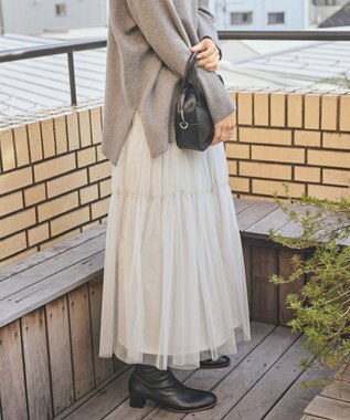 AMERICAN HOLIC ティアードチュールスカート