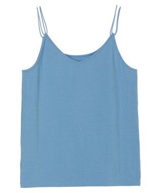 earth music&ecology ダブルストラップキャミソール Blue