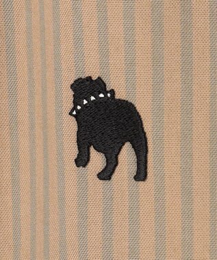 J.PRESS MEN 【大人気バックブル】オックスフォードストライプ チェック ガーメントダイ シャツ ベージュ系1