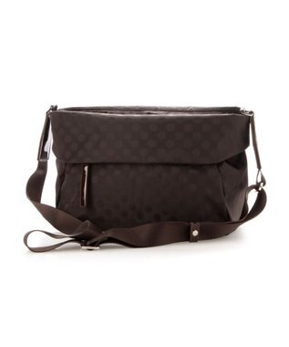 Y'SACCS Polka Dots 口折れショルダー チョコ