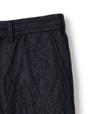 JOSEPH HOMME 【HIGH GRADE LINE】ブリーズリージャガード　ドロスト付ストレートパンツ / HOVE CONVERTIBLE ネイビー系