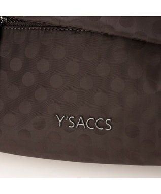 Y'SACCS Polka Dots 口折れショルダー チョコ