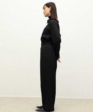 NAVE 【ReNAVE】ウォッシャブルツイル シャツ ブラック系