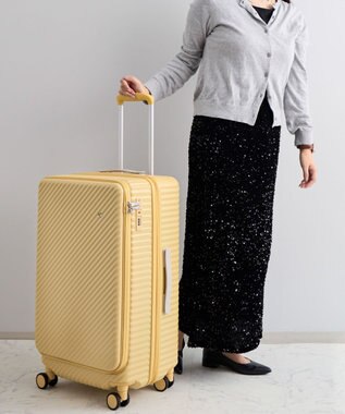 ACE BAGS & LUGGAGE HaNT ココント スーツケース 65L フロントポケット付 05512 ハント キャンドル・イエロー