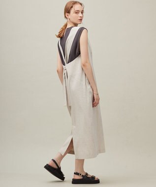 23区 【SACRA】ベアワッフル カットソー チャコールグレー系