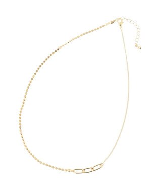 Green Parks ｅｖｅｒｙｗａｌｋ．２本セットクラフト調コインネックレス Gold