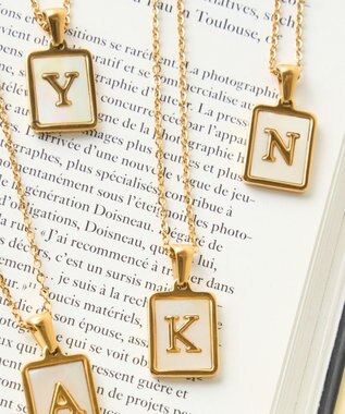 WEGO Lイニシャルネックレス