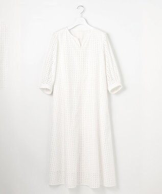 23区 【Indian Factory】アイレットレース ワンピース ホワイト系