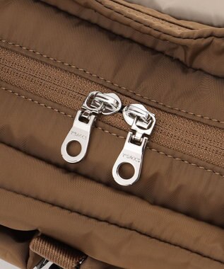 Y'SACCS ドローストリング コンビカラーショルダー mini チョコ