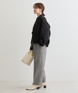 Green Parks ステンカラースウェード調ブルゾン Black