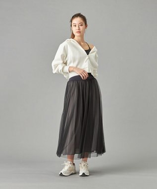 Chacott チュールスカート ブラック