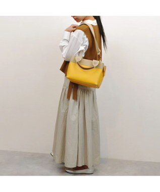 UNBILLION cachecache テープディテール2wayパーテーショントート イエロー