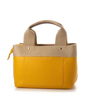 UNBILLION cachecache テープディテール2wayパーテーショントート イエロー