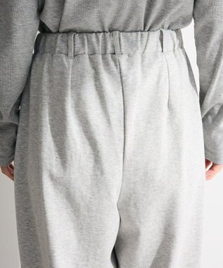 Green Parks タックワイドスウェットパンツ Gray Mixture