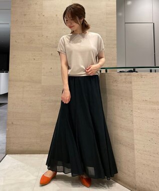 UNFILO 【新色追加！/UVケア/接触冷感/抗菌防臭】スゴ機能 コンパクトニットＴ グレージュ系