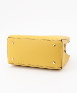 LA BAGAGERIE 【MONICA】スクエア2WAYハンドバッグ イエロー【WEB限定カラー】