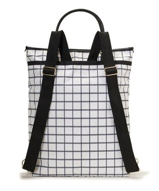 LeSportsac EVERYDAY TH CITY BKPK/アップタウンモノチェック/ブラック アップタウンモノチェック/ブラック