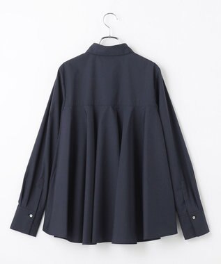 #Newans 【ANSWER for Co-Creation】バックフレアシャツ ネイビー系