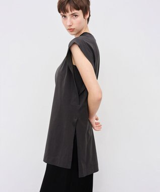 uncrave プレミアムジャージー ノースリーブトップス スレート