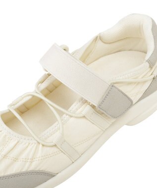 earth music&ecology 【予約】ドローコードスニーカー アイボリー