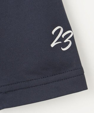 23区GOLF 【WOMEN】【吸水速乾/UVケア】30デニール 無地 カットソー ネイビー系