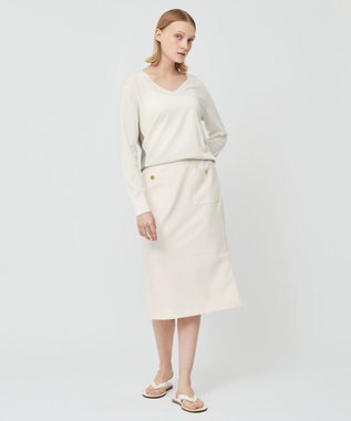 BEIGE， 【S-size】LAUREL / タイトスカート Ecru