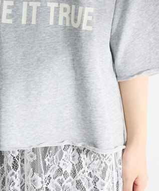 Green Parks ・ＳＵＧＡＲ　ＳＰＯＯＮ　ミニウラケプリントＴＥＥ Gray Mixture