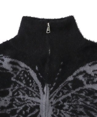 WEGO バタフライジップニット ブラック