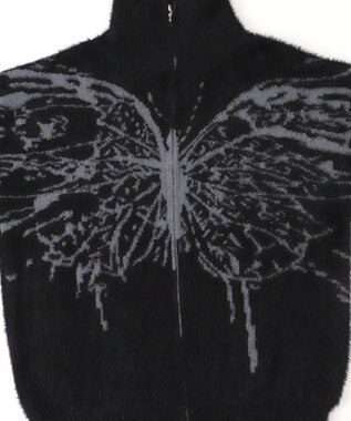WEGO バタフライジップニット ブラック