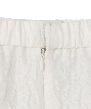 23区 L 【洗える】エクラジャカード コクーン スカート アイボリー系