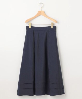 組曲 ラメオーガンジー スカート ネイビー系