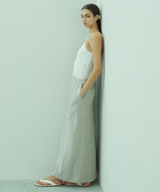 BEIGE， BURDOCK / Iラインスカート Flax