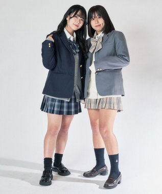 WEGO 【SCHOOL ITEM】ハイゲージスクールカーディガン オフホワイト